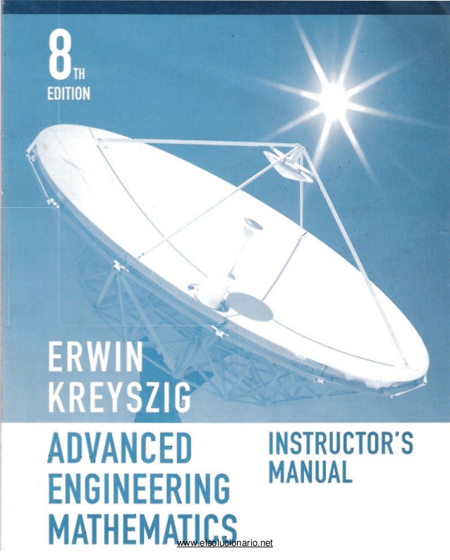 advanced engineering mathematics kreyszig 9th solution manual